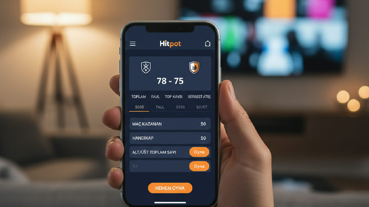 Hitpot mobil uygulaması ile maç analizi yapmak oldukça kolay.